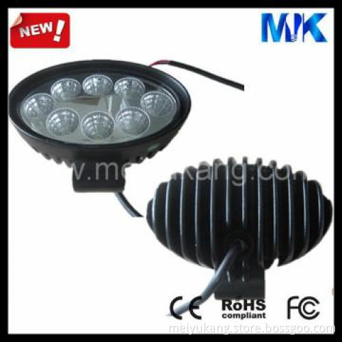 accessories motorcycles 24W led work lamp, 12v auto head light